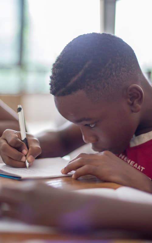 Student in training program